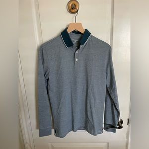 XS Long sleeve blue Bonobos polo